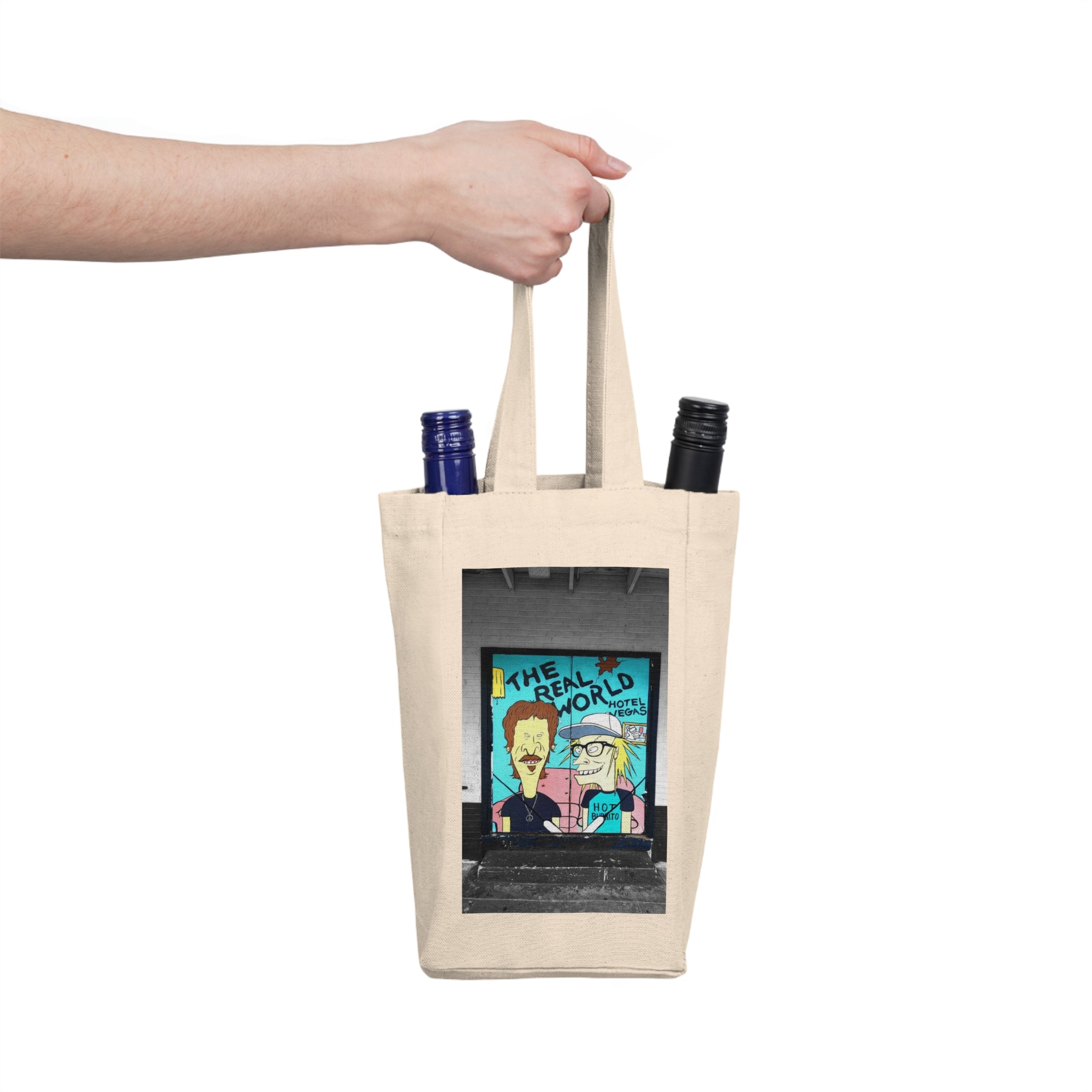 Woah Check Out Those Bottles - Double Wine Tote