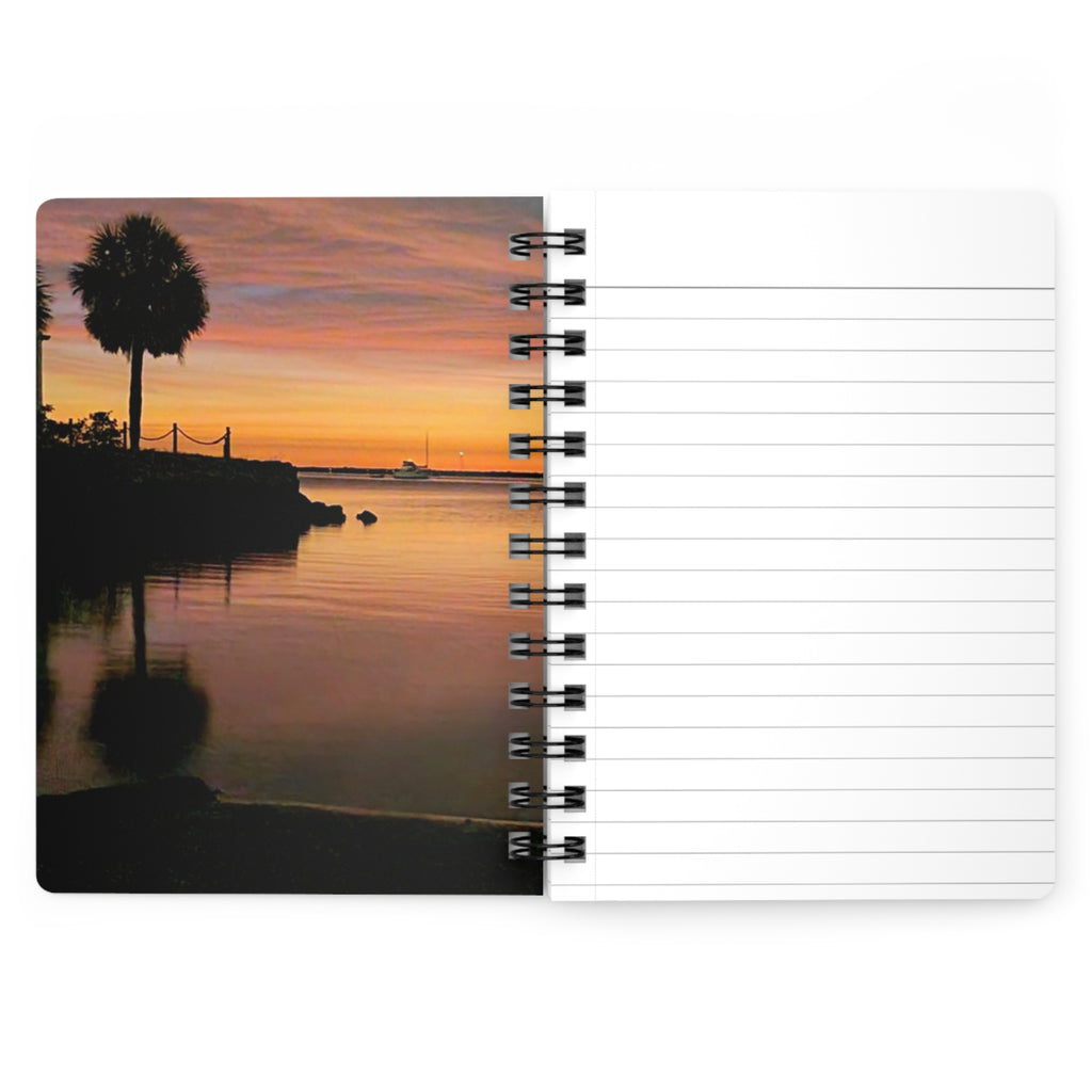 Settle Down Journal — Scenic Beach Sunset Notebook