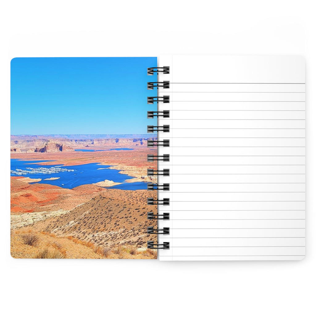 Desert Lake Spiral Journal — Southwestern Landscape Notebook for Travel, Nature & Daily Writing