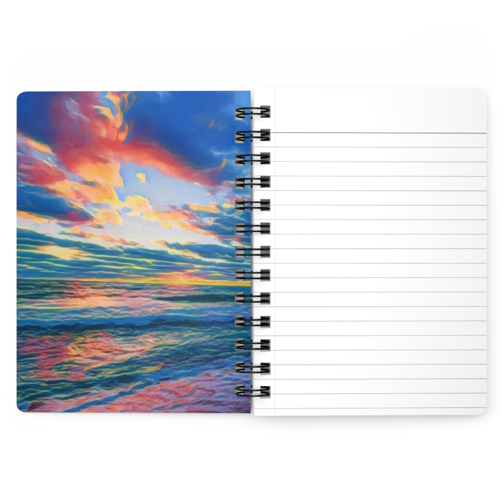 Wonders Journal — Colorful Seascape Notebook for Writing & Reflection