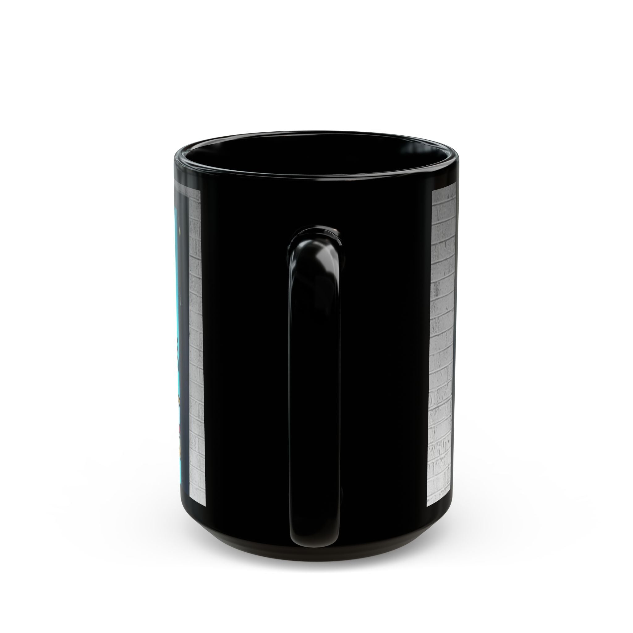 Black Mug — 'The Real World' Retro Cartoon Vegas Hotel Coffee Mug (11oz & 15oz)