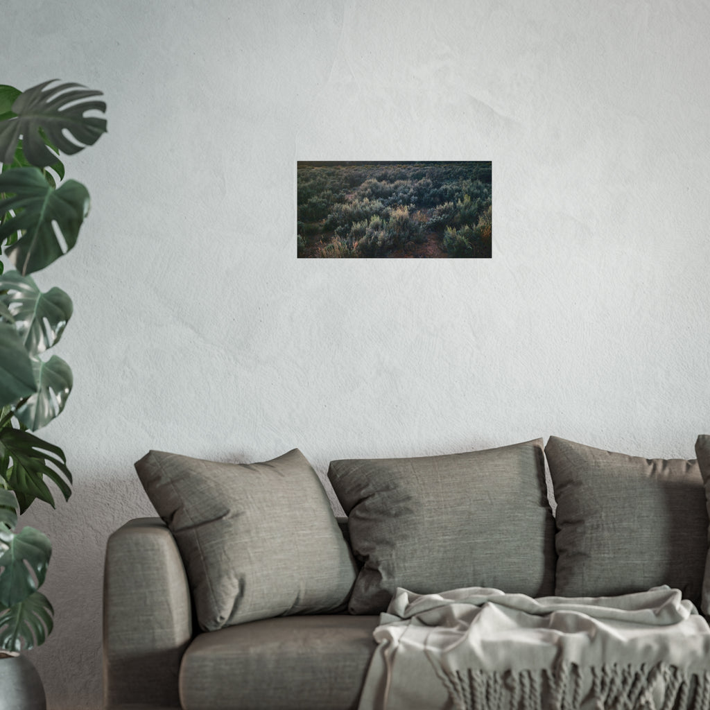 Sagebrush Sunset Fine Art Poster