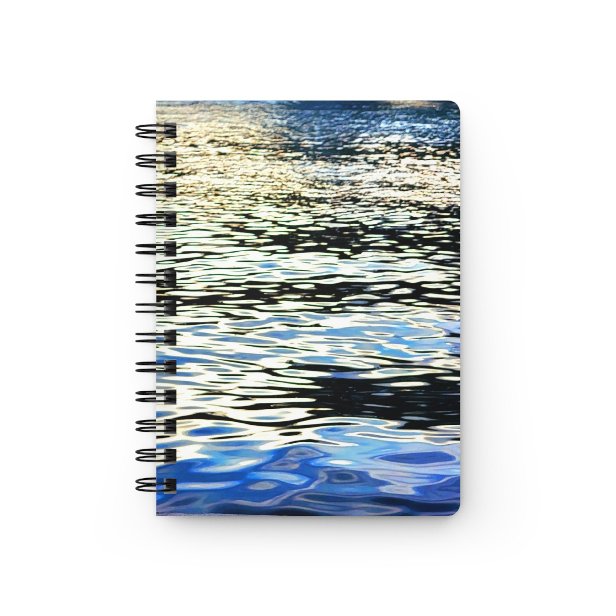 Make a Splash Journal — Blue Abstract Waves Notebook for Travel, Journaling & Gifts