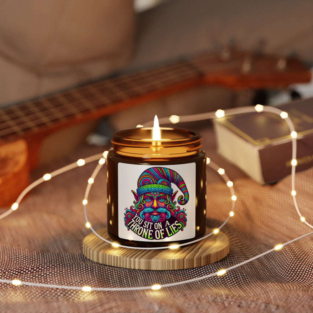 Scented Soy Candle (Multi-Size, Amber Jar)