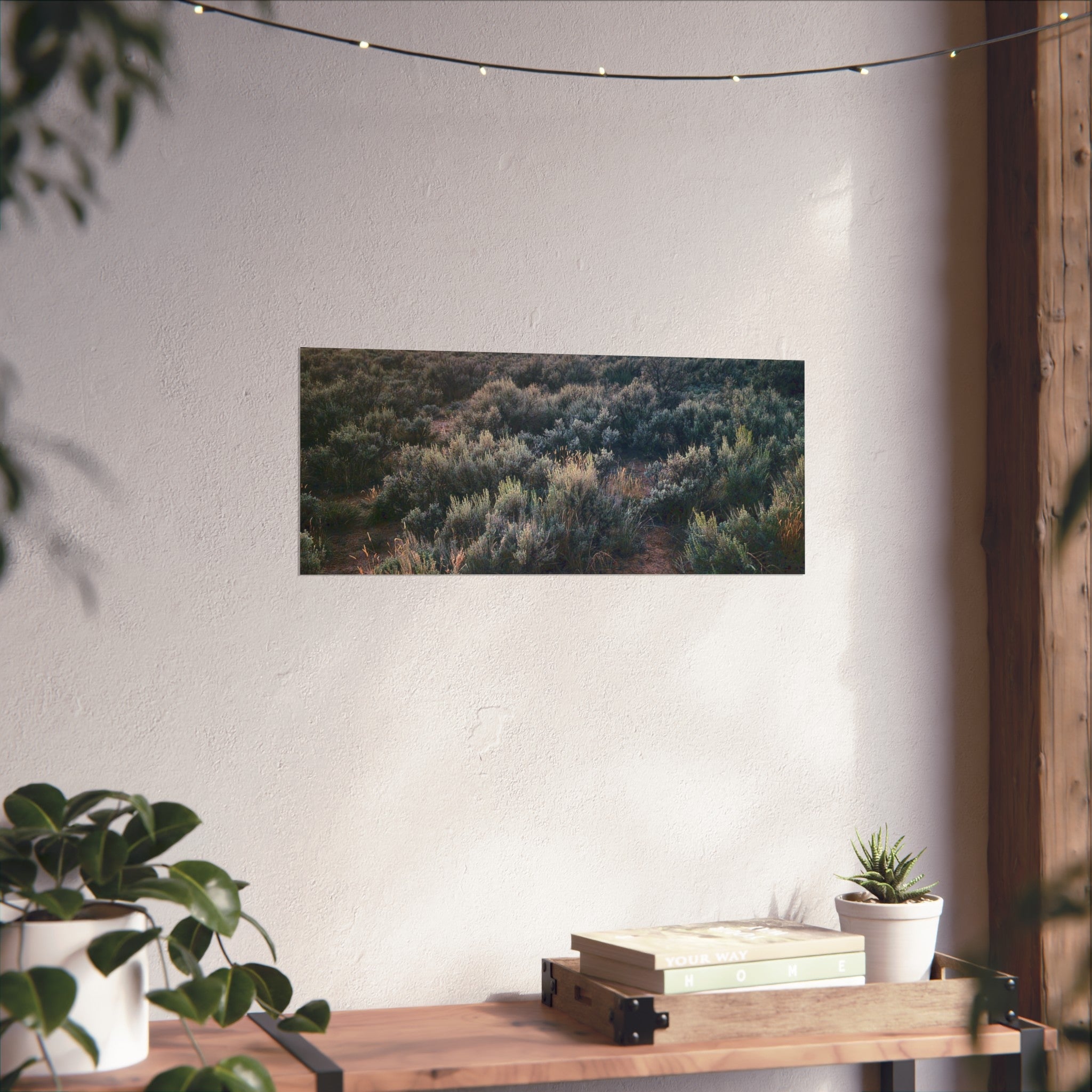 Sagebrush Sunset Fine Art Poster