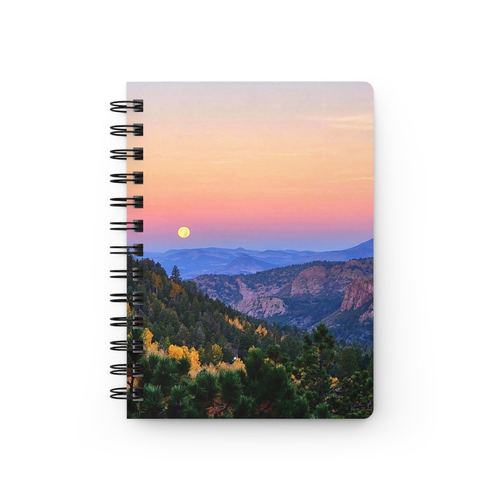 Sunset Mountain Journal — Spiral-Bound Scenic Notebook