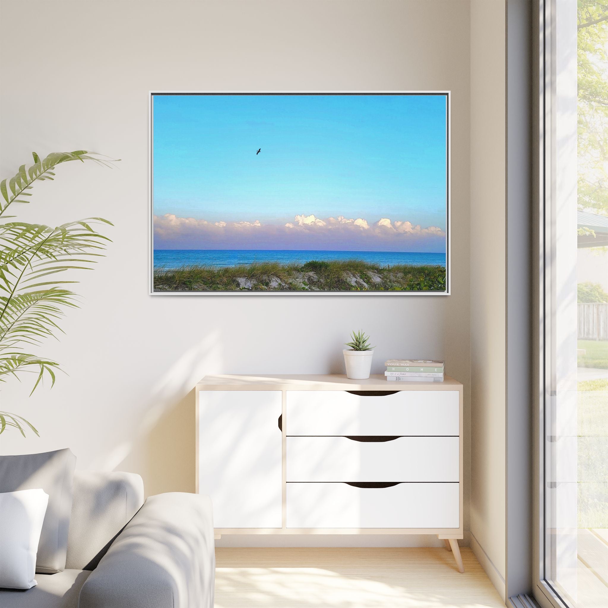 Matte Canvas, Framed (Multi-color)
