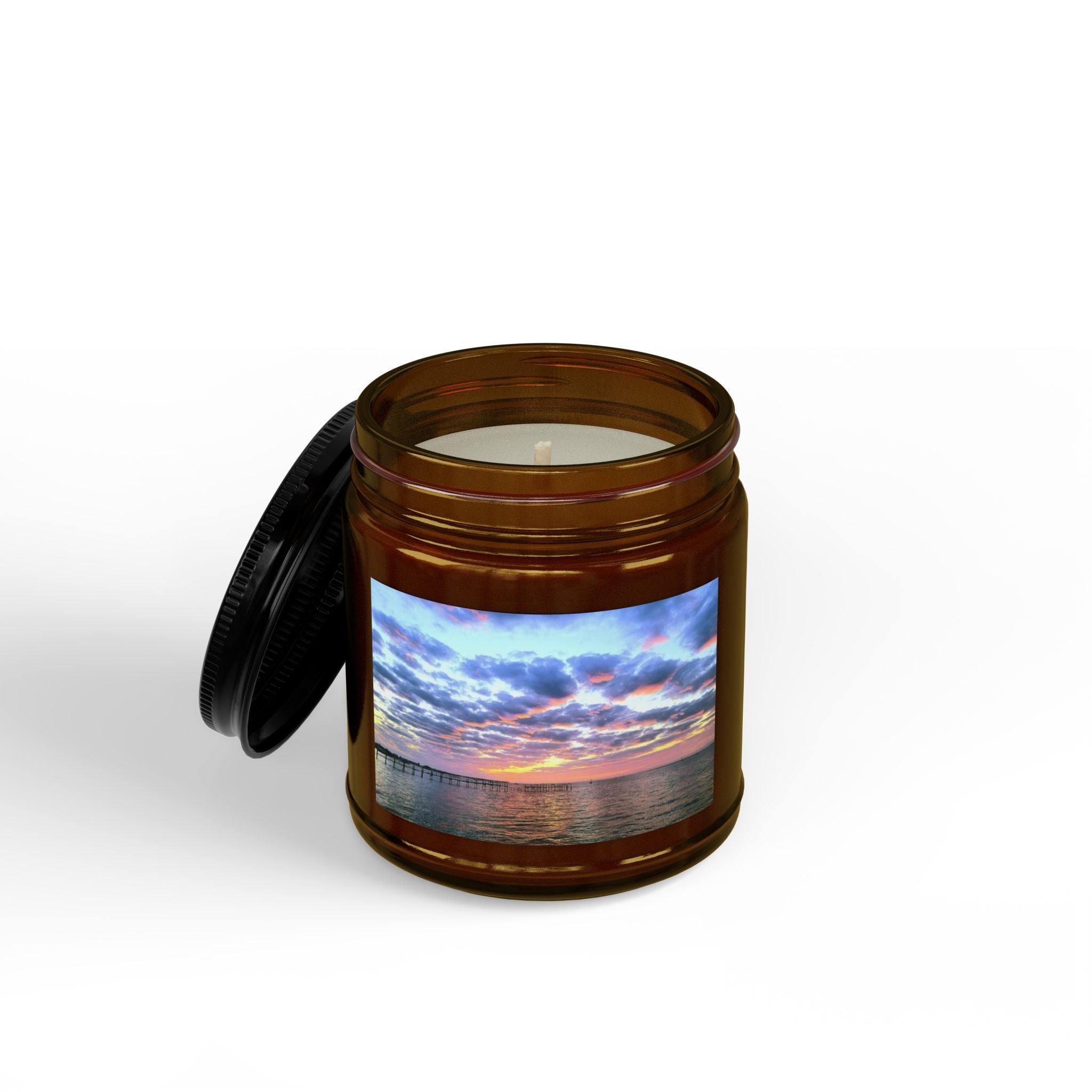 Soy Candle - Ocean Sunset Scented Jar (4oz & 9oz)