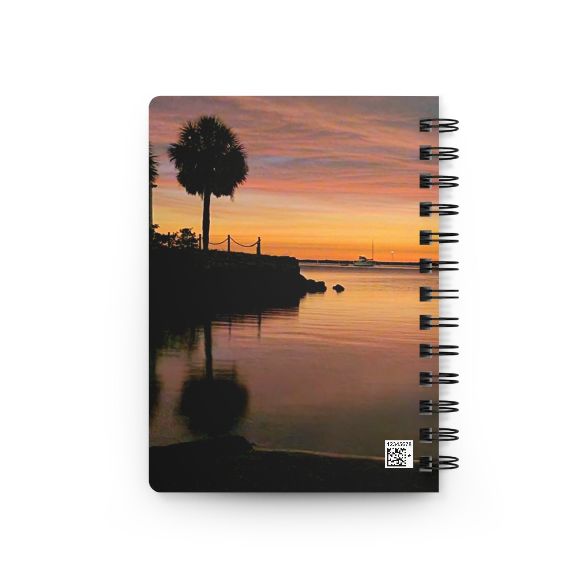 Settle Down Journal — Scenic Beach Sunset Notebook