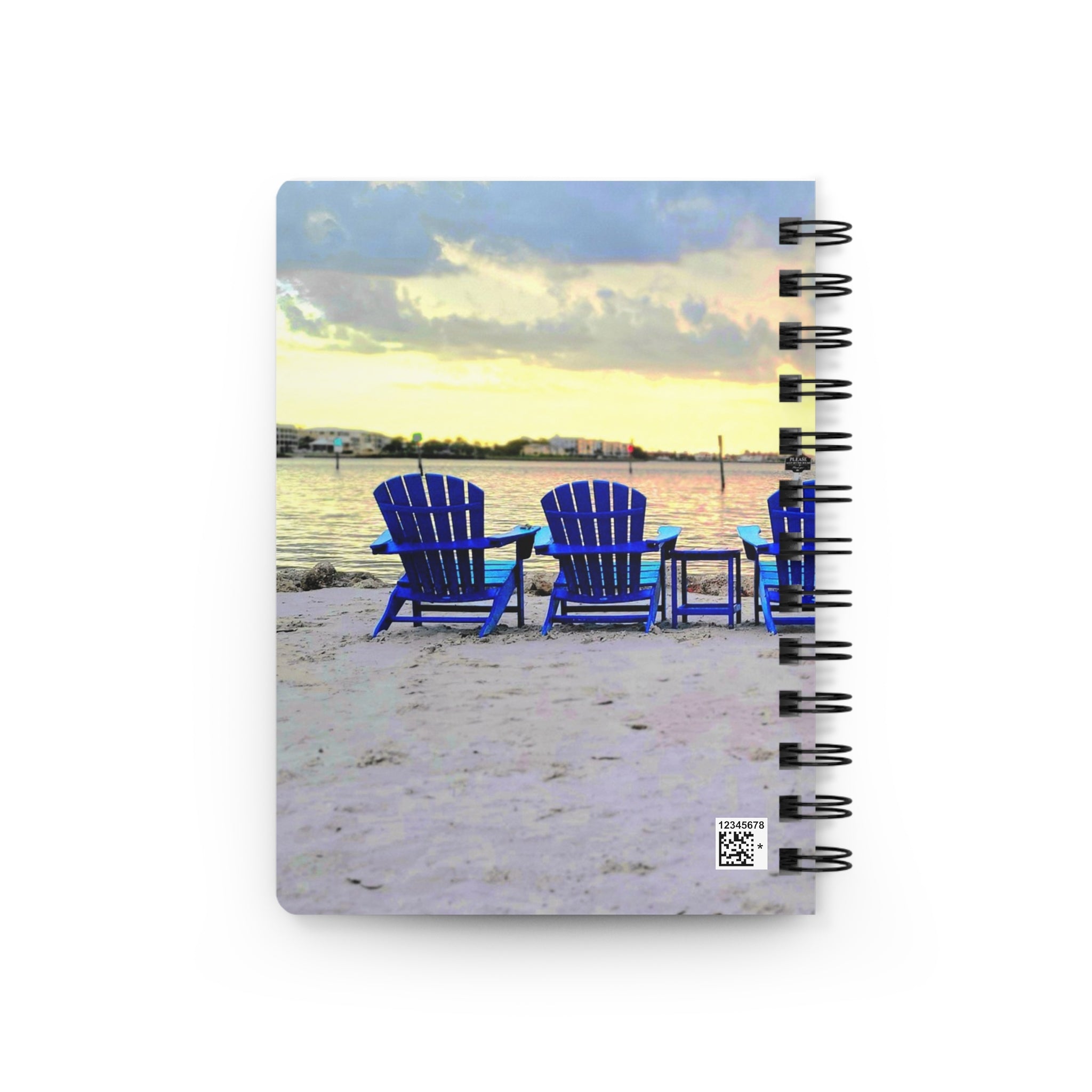 The Good Times We've Had Journal — Relaxing Coastal Notebook with Adirondack Chairs