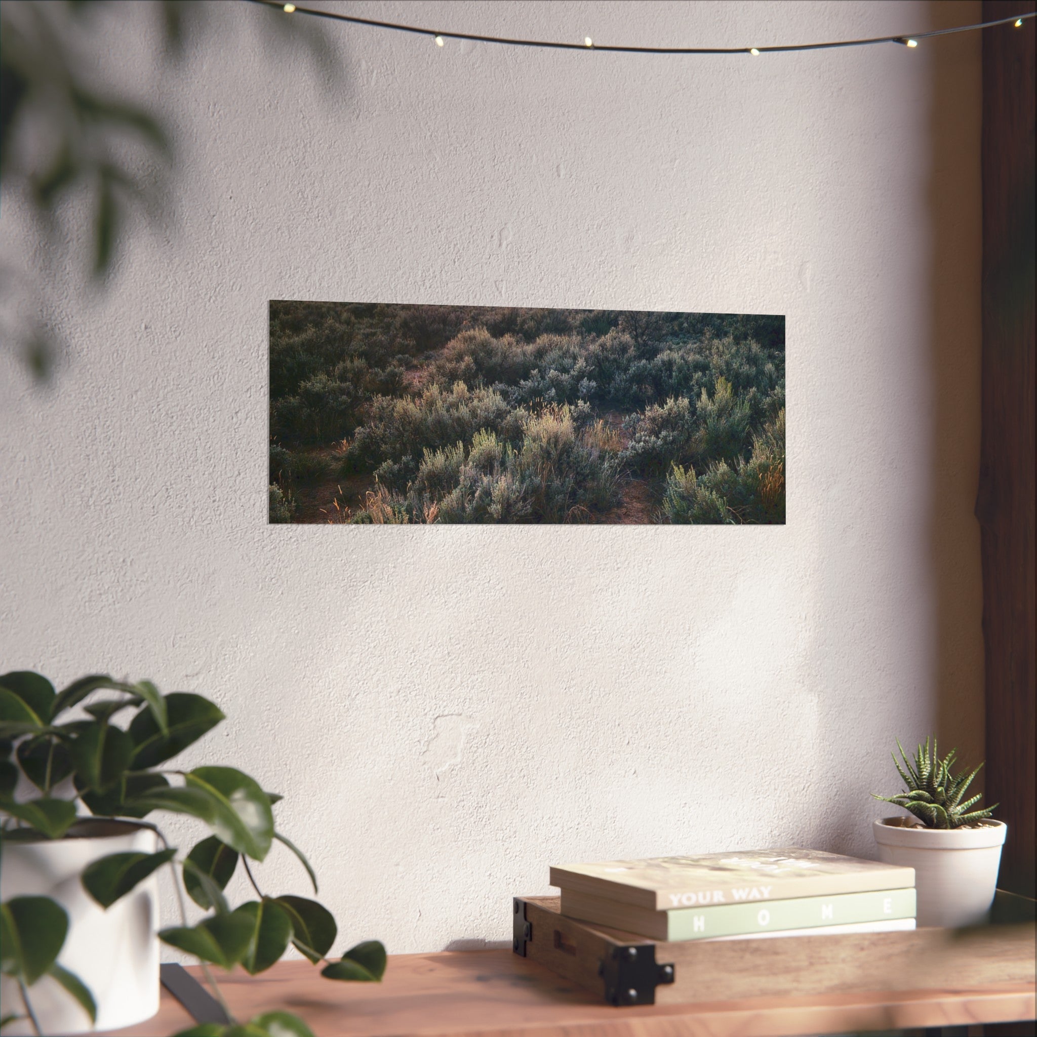 Sagebrush Sunset Fine Art Poster