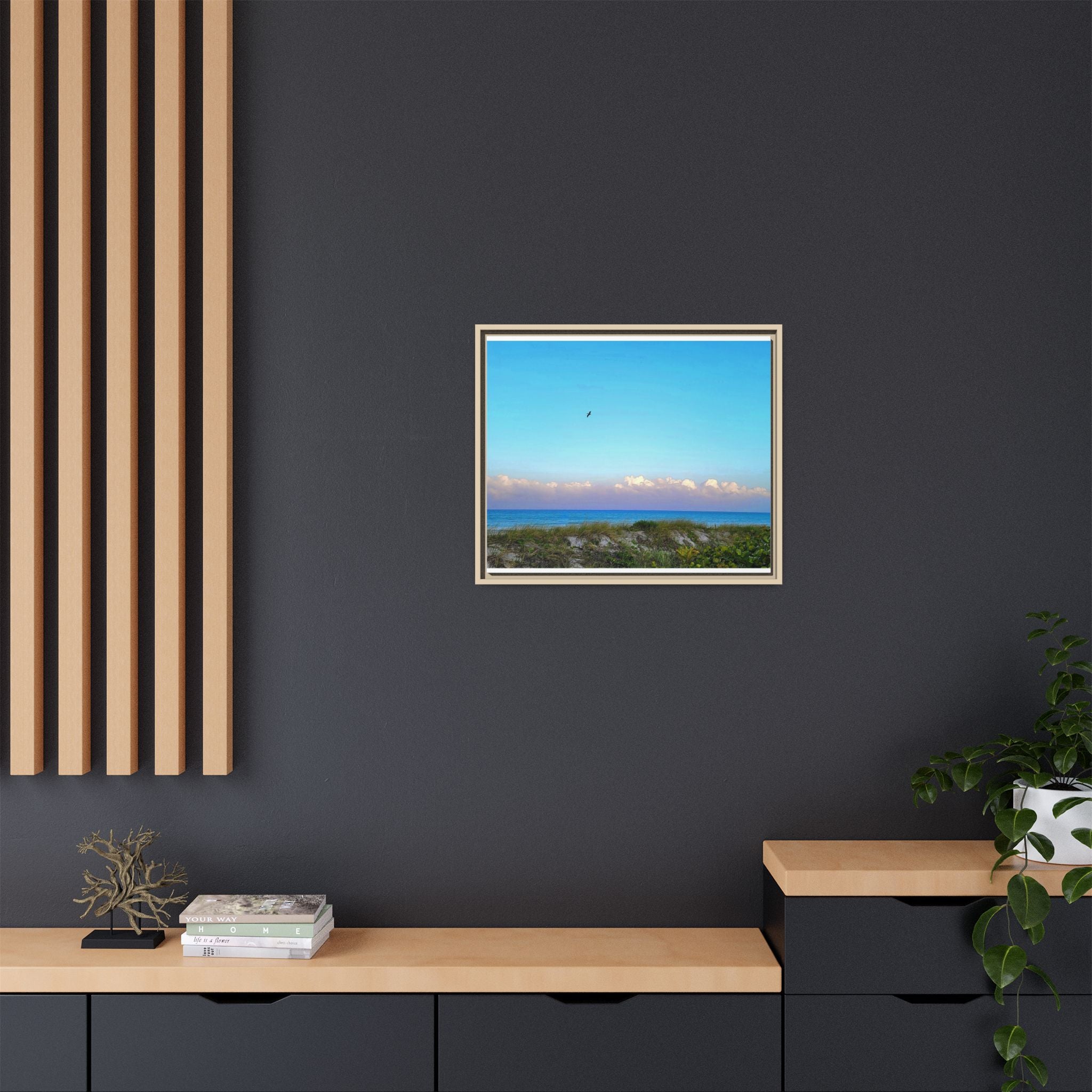 Matte Canvas, Framed (Multi-color)