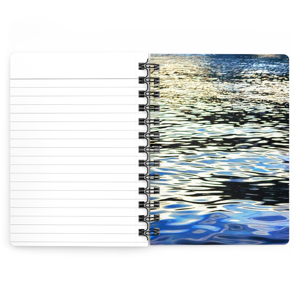 Make a Splash Journal — Blue Abstract Waves Notebook for Travel, Journaling & Gifts