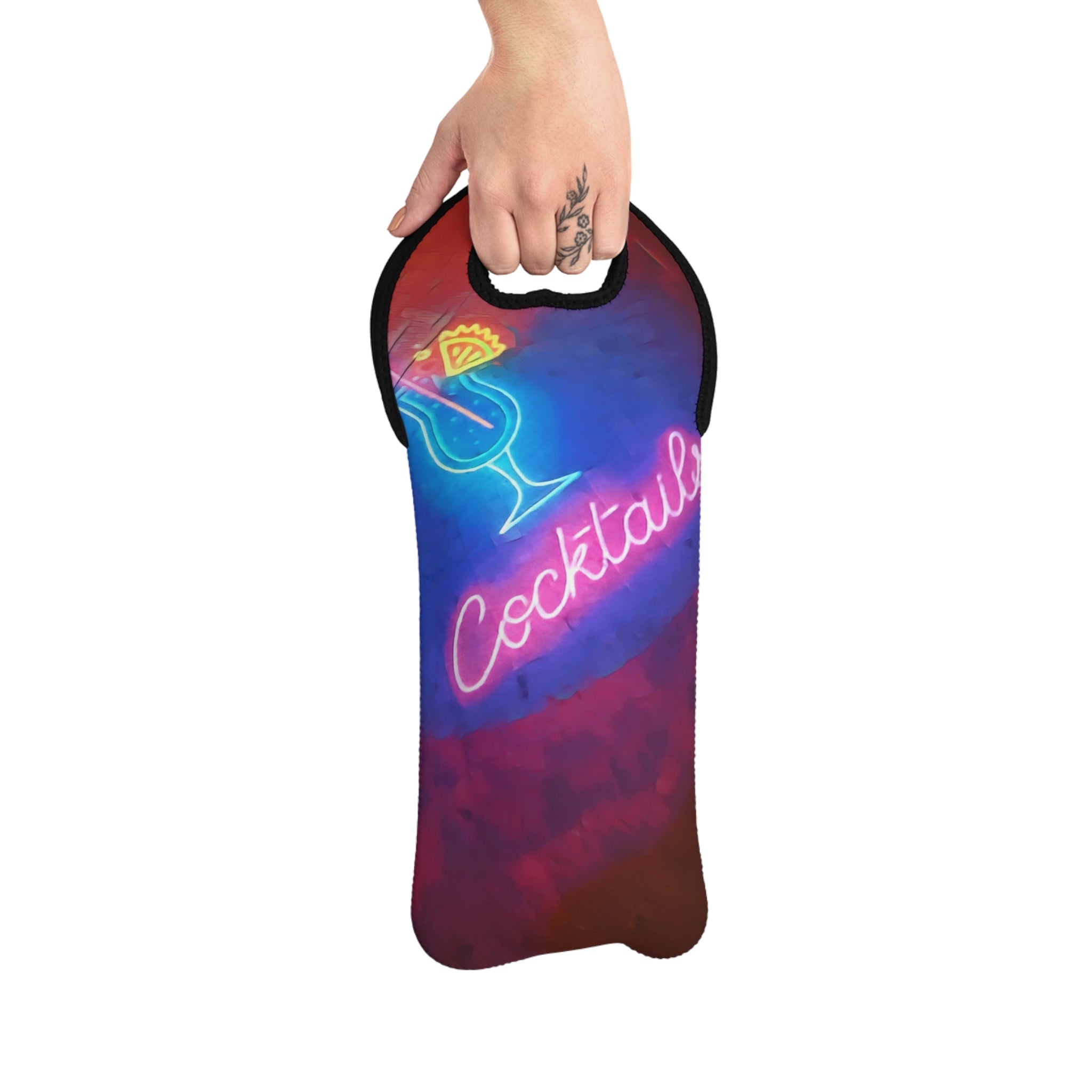 Cocktails Wine Tote Bag