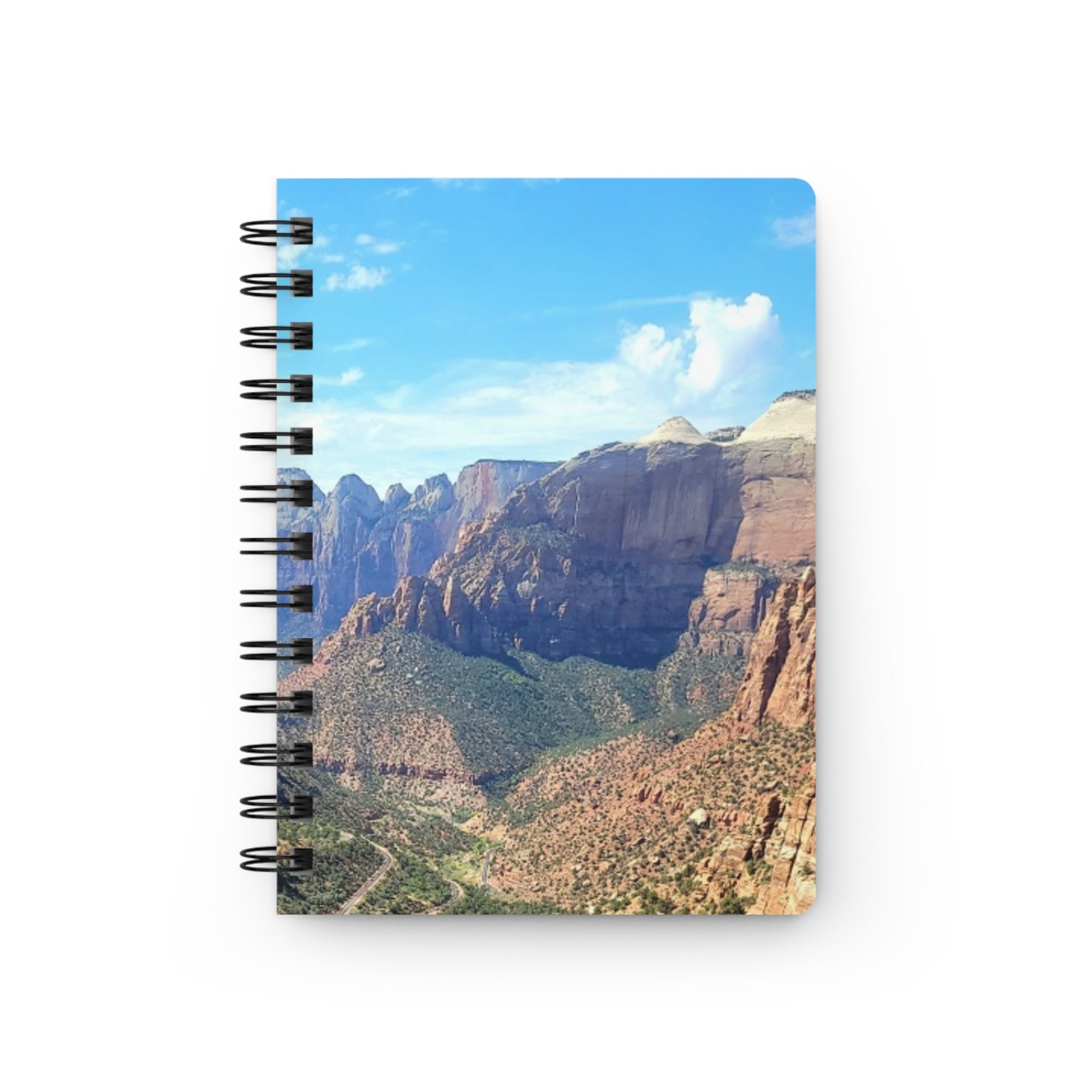 Zion Canyon Spiral Journal — Scenic Mountain Travel Notebook